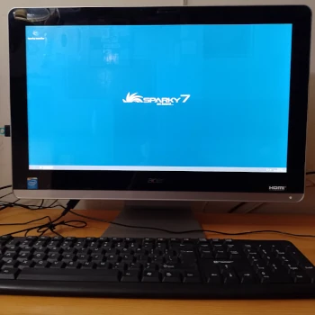 acer all in one with sparkylinux