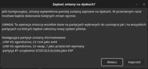 installation summary